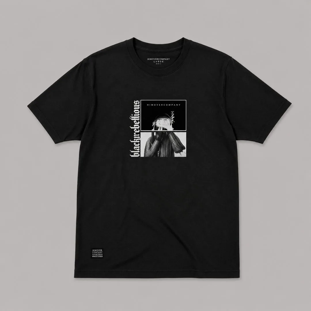 Kaos Distro Himover Darkmask Hitam #2