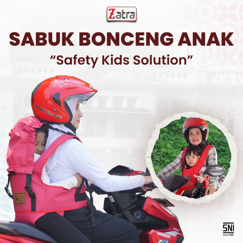 ZATRA Sabuk Bonceng Anak STC (Set Topi dan Celana) #1