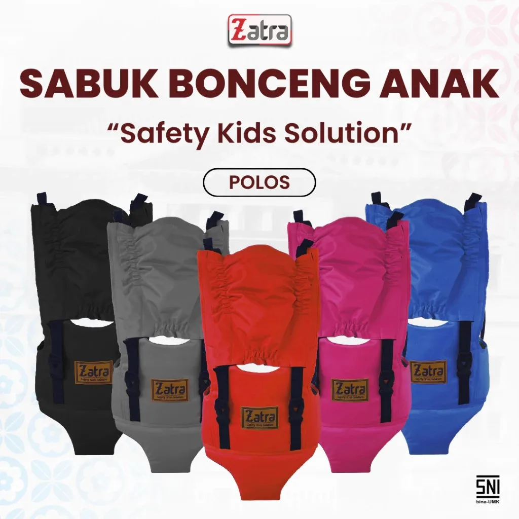 ZATRA Sabuk Bonceng Anak STC (Set Topi dan Celana) #2