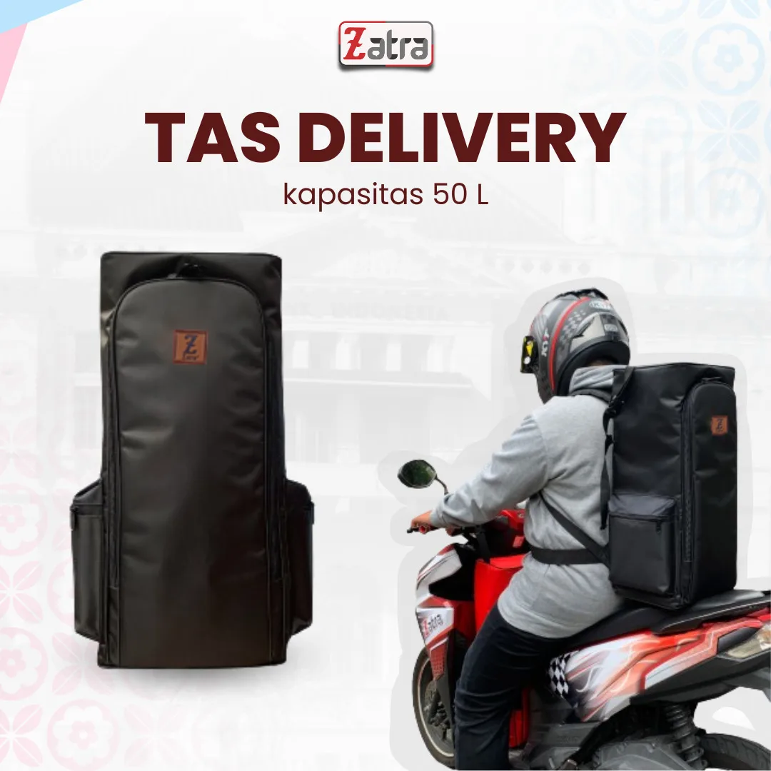 ZATRA Tas Delivery Tas Kurir Ransel LAPIS ALUMINIUM FOIL Free... #2