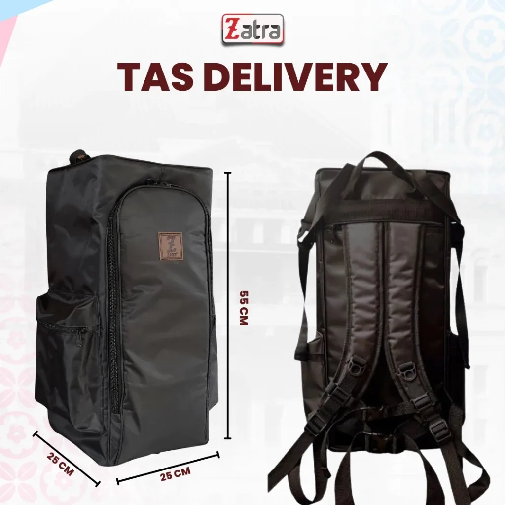ZATRA Tas Delivery Tas Kurir Ransel Tas Motor Touring Free Raincover #1